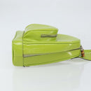 GUCCI Bamboo Backpack Patent leather Beige 003 2058 0030 Auth 164433-3