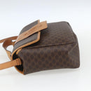 CELINE Macadam Canvas Hand Bag PVC Leather 2way Brown Gold Auth 164434-3