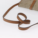 Christian Dior Honeycomb Canvas Shoulder Bag PVC Beige Gold Auth 164437-7