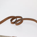 Christian Dior Honeycomb Canvas Shoulder Bag PVC Beige Gold Auth 164437-8