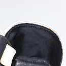 Christian Dior Trotter Canvas Vanity Pouch PVC Black Silver Auth 164440-18