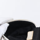 Christian Dior Trotter Canvas Vanity Pouch PVC Black Silver Auth 164440-19