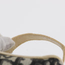 Christian Dior Trotter Canvas Vanity Pouch PVC Black Silver Auth 164440-8