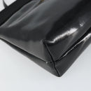 Salvatore Ferragamo Vala Shoulder Bag Patent leather Black Gold Auth 164441-11