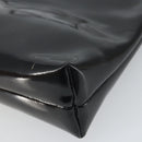 Salvatore Ferragamo Vala Shoulder Bag Patent leather Black Gold Auth 164441-12