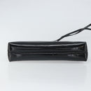 Salvatore Ferragamo Vala Shoulder Bag Patent leather Black Gold Auth 164441-9