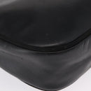 Salvatore Ferragamo Shoulder Bag Leather Black Gold Auth 164448-12