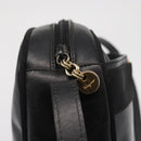 Salvatore Ferragamo Shoulder Bag Leather Black Gold Auth 164448-15