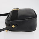 Salvatore Ferragamo Shoulder Bag Leather Black Gold Auth 164448-5
