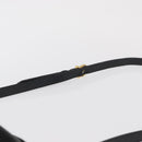 Salvatore Ferragamo Shoulder Bag Leather Black Gold Auth 164448-8