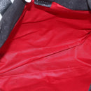 BVLGARI Logo Mania Tote Bag Canvas Black Silver Auth 164452-10