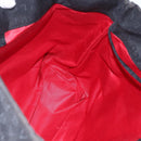 BVLGARI Logo Mania Tote Bag Canvas Black Silver Auth 164452-18