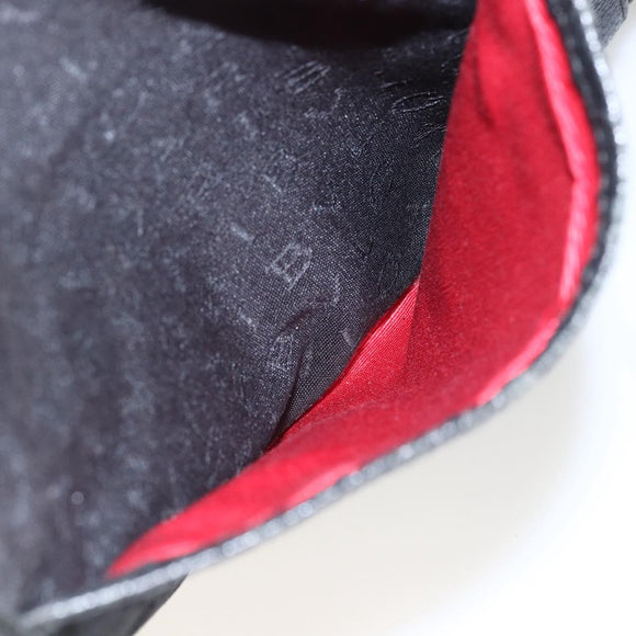 BVLGARI Logo Mania Tote Bag Canvas Black Silver Auth 164452