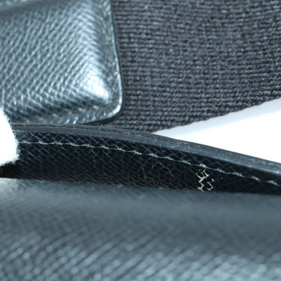 BALLY Shoulder Bag Leather Black Auth 164454