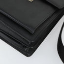 BALLY Shoulder Bag Leather Black Auth 164454-12