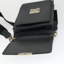 BALLY Shoulder Bag Leather Black Auth 164454-17