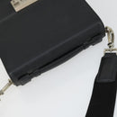 BALLY Shoulder Bag Leather Black Auth 164454-6