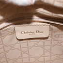 Christian Dior Canage Hand Bag Brown Gold Auth 164457-18