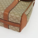 CELINE Macadam Canvas Hand Bag PVC Beige Gold Auth 164462-9