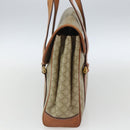 CELINE Macadam Canvas Hand Bag PVC Beige Gold Auth 164462-4