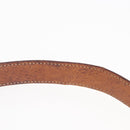 CELINE Macadam Canvas Shoulder Bag PVC Leather Brown Gold Auth 164464-8