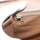 CELINE Macadam Canvas Shoulder Bag PVC Leather Brown Gold Auth 164465-15