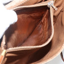 CELINE Macadam Canvas Shoulder Bag PVC Beige Gold Auth 164469-22