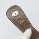 GUCCI GG Supreme Shoulder Bag PVC Beige Gold Auth 164473-15