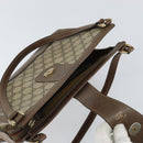 GUCCI GG Supreme Shoulder Bag PVC Beige Gold Auth 164473-16