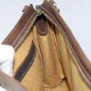 GUCCI GG Supreme Shoulder Bag PVC Beige Gold Auth 164473-19