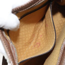 GUCCI GG Supreme Shoulder Bag PVC Beige Gold Auth 164473-22