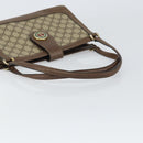 GUCCI GG Supreme Shoulder Bag PVC Beige Gold Auth 164473-7