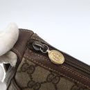 GUCCI GG Supreme Web Sherry Line Bag PVC Beige Gold 89 02 032 Auth 164474-14