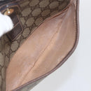 GUCCI GG Supreme Web Sherry Line Bag PVC Beige Gold 89 02 032 Auth 164474-21