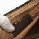 GUCCI GG Supreme Web Sherry Line Bag PVC Beige Gold 89 02 032 Auth 164474-22