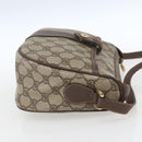 GUCCI GG Supreme Web Sherry Line Bag PVC Beige Gold 89 02 032 Auth 164474-5