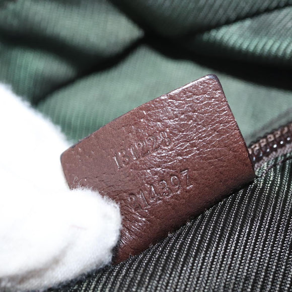 GUCCI GG Canvas Web Sherry Line Hand Bag Beige 131228 Auth 164483