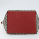GUCCI GG Crystal Sherry Line Tote Bag Coated Canvas Navy Gold 131231 Auth 164487-5