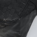 GUCCI GG Implementation Shoulder Bag PVC Black 211107 Auth 164488-8