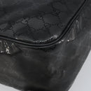 GUCCI GG Implementation Shoulder Bag PVC Black 211107 Auth 164488-17