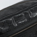 GUCCI GG Implementation Shoulder Bag PVC Black 211107 Auth 164488-14