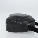 GUCCI GG Implementation Shoulder Bag PVC Black 211107 Auth 164488-3