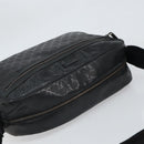 GUCCI GG Implementation Shoulder Bag PVC Black 211107 Auth 164488-6
