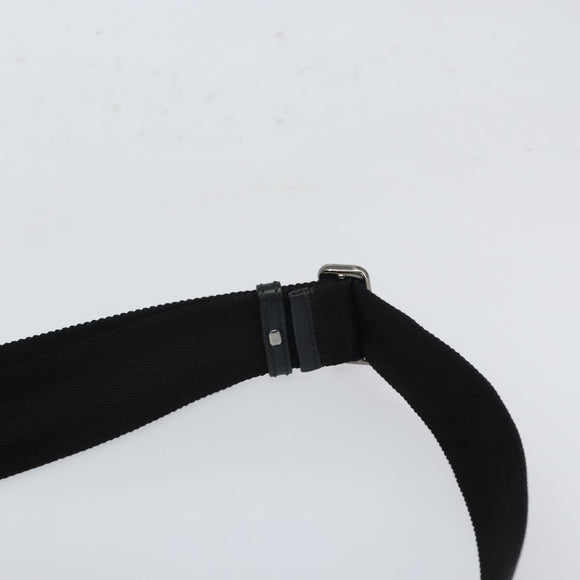 GUCCI GG Implementation Shoulder Bag PVC Black 211107 Auth 164488