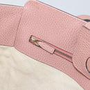 GUCCI Tote Bag Leather Pink Gold 354408 Auth 164490-18