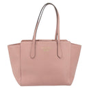 GUCCI Tote Bag Leather Pink Gold 354408 Auth 164490-2