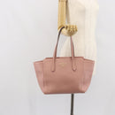 GUCCI Tote Bag Leather Pink Gold 354408 Auth 164490-21