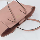 GUCCI Tote Bag Leather Pink Gold 354408 Auth 164490-6