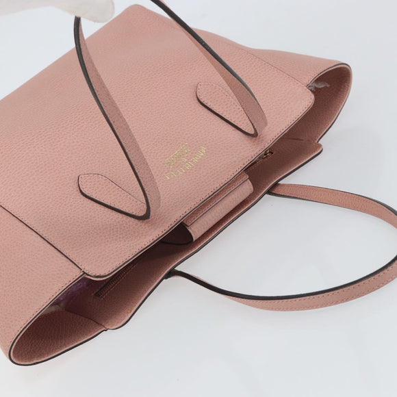 GUCCI Tote Bag Leather Pink Gold 354408 Auth 164490