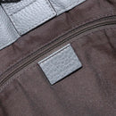 GUCCI Tote Bag Leather Outlet Gray Silver 354665 Auth 164491-17